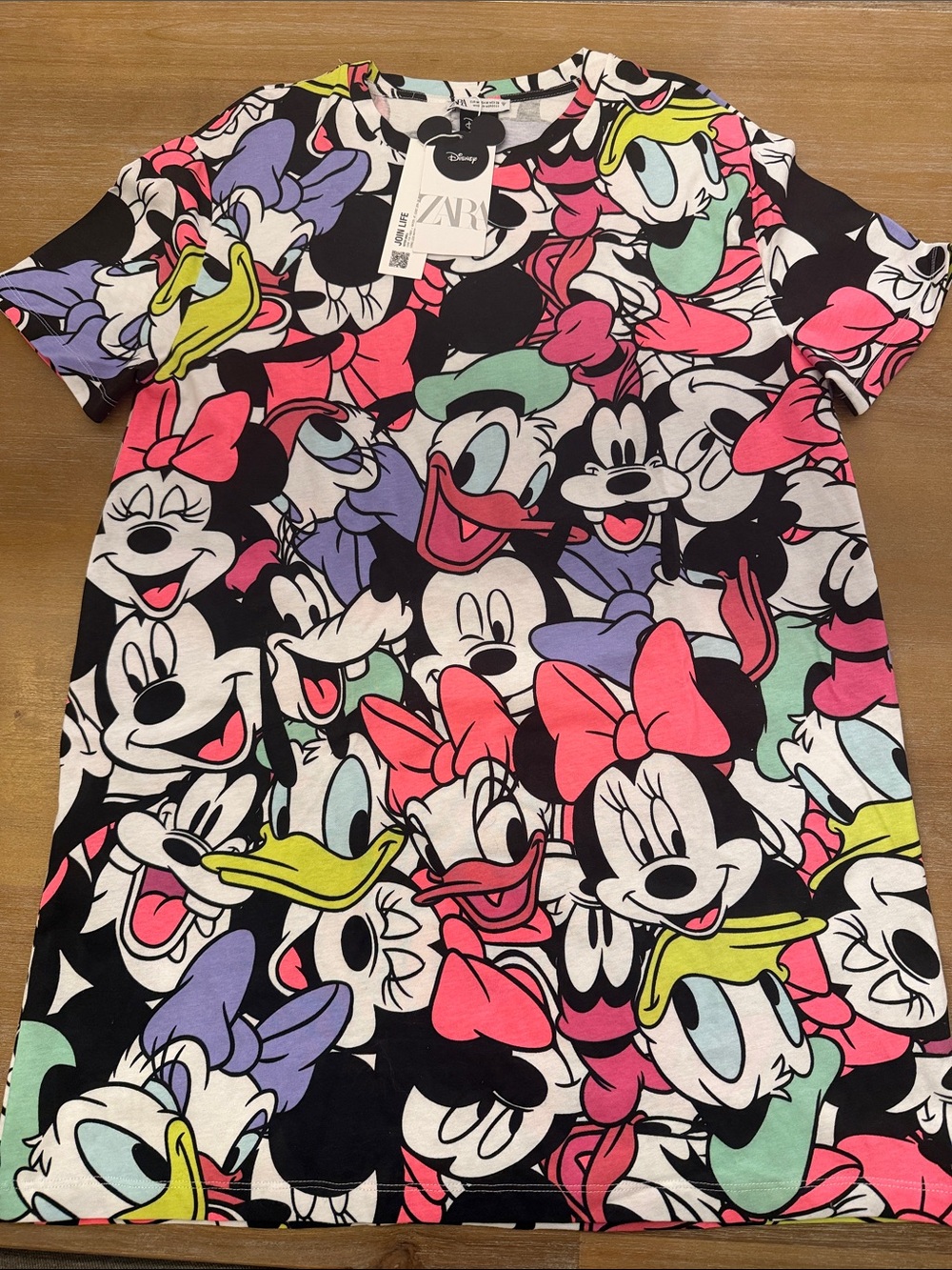 NWT! Zara Disney Shirt Dress